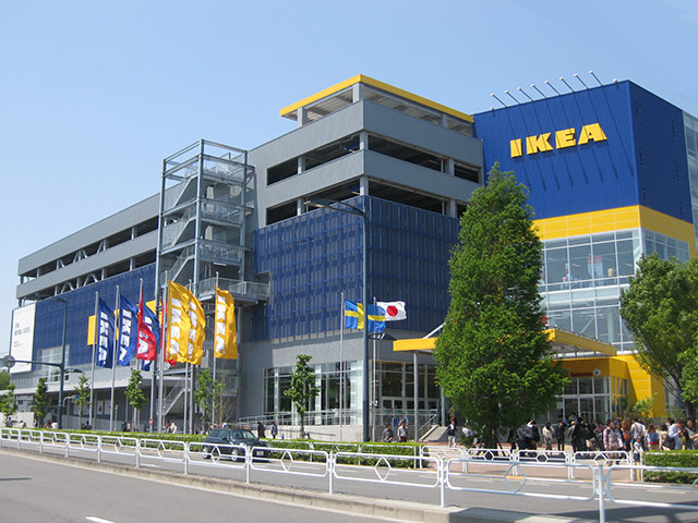 IKEAの建物。